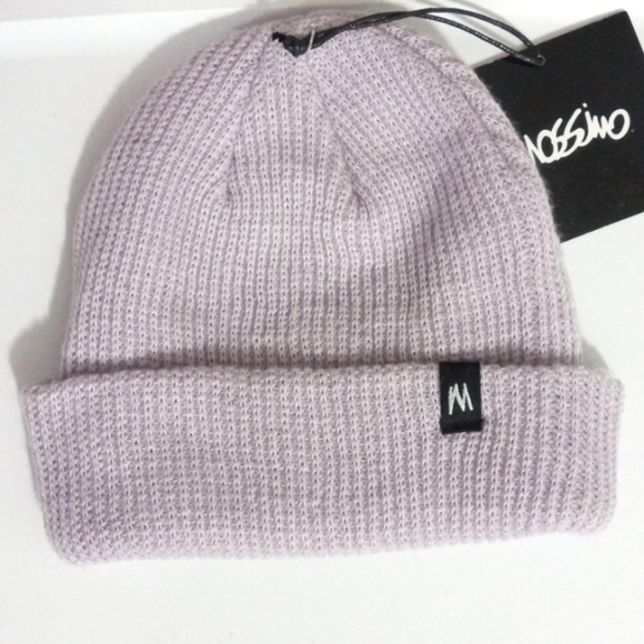 MOSSIMO LAVENDER RIBBED BEANIE HAT SIZE OS NWT - Picture 2 of 4